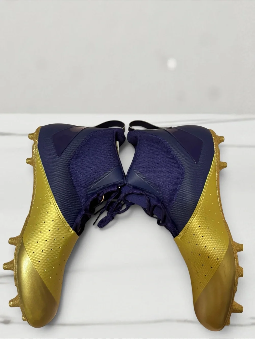 adidas Adizero Chaos 2E Football Cleats Gold Purple Men’s Size 13 JH5735 NEW